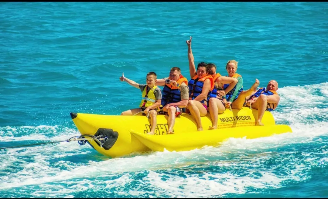 🌊✨ Banana Boat Ride in El Gouna 🍌🚤