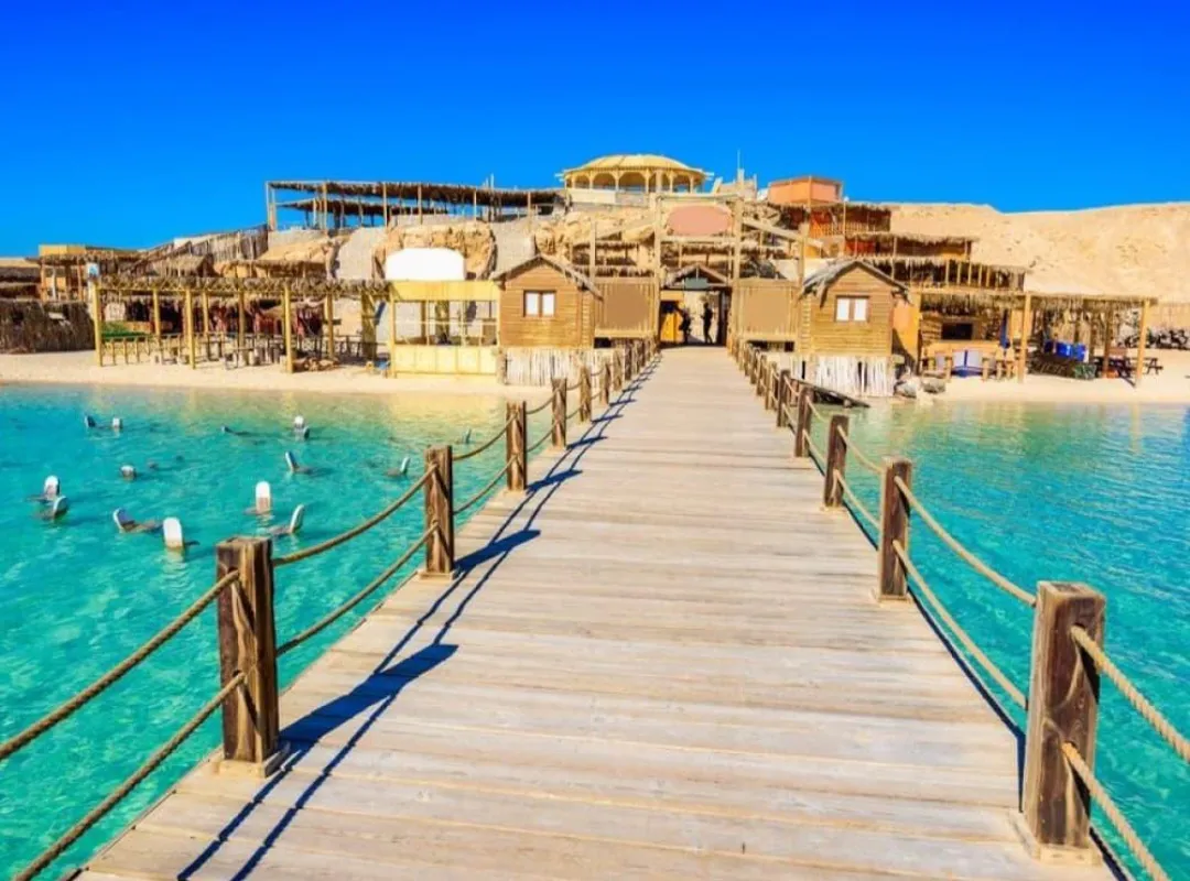 🌊🏝️ Orange Bay Island Trip from El Gouna ☀️🚤